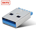 Fast Charger 9 Pin USB 3.0 Male Connector With Iron / Copper Shell
