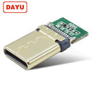 16P Golden Plated Usb 3.0 Type C Connector With Data+Charging Function