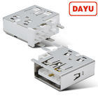 SMT 90 Angle Mini USB Connector , Usb 2.0 Female Connector Solder Type