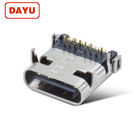 24 Pin Full Functional Type C Female Connector Right Angle SMT PCB