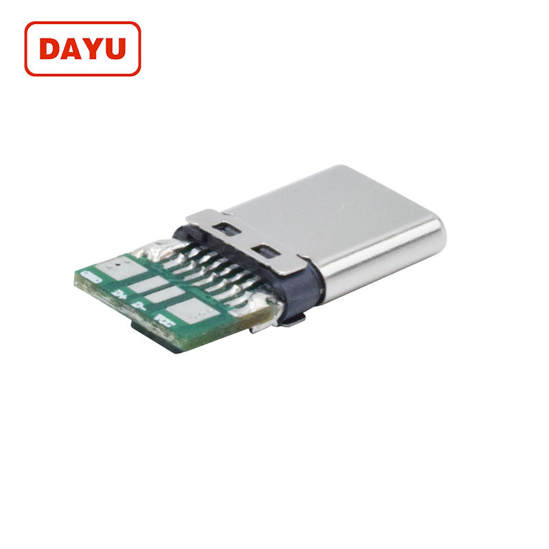 Thermistor Control Temperature 2.0 USB C Male Connector For Charging And Data
